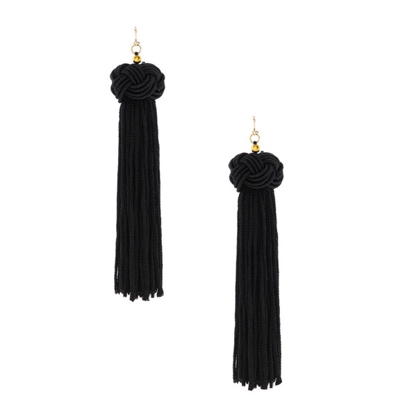 Luxe Jewelry - LAST PAIR!! ACT FAST! Luxe black tassel earrings